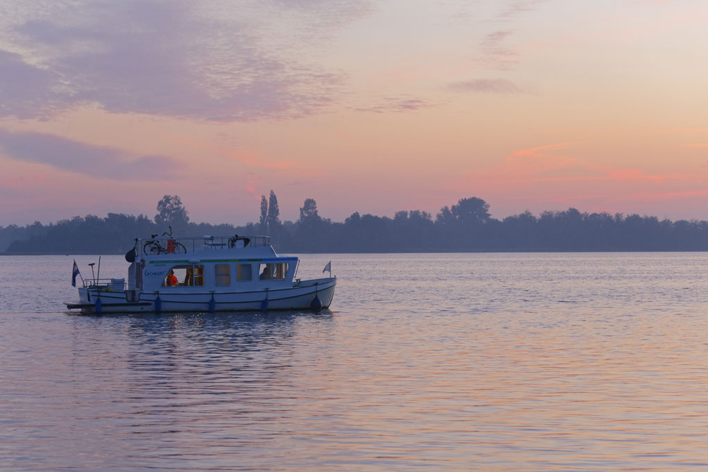 Evening Mooring in Nature