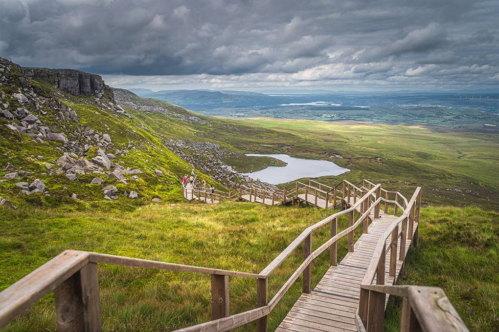 Randonner sur le sentier du Cuilcagh Mountain