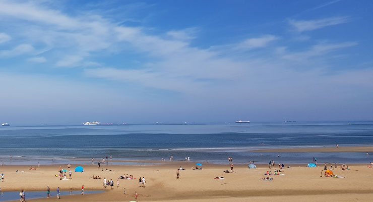 Strand in der Nähe von Katwijk