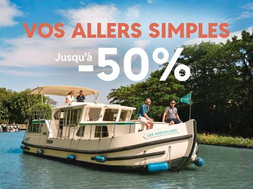 Jusqu&rsquo;à -50%* sur une sélection d&rsquo;allers simples